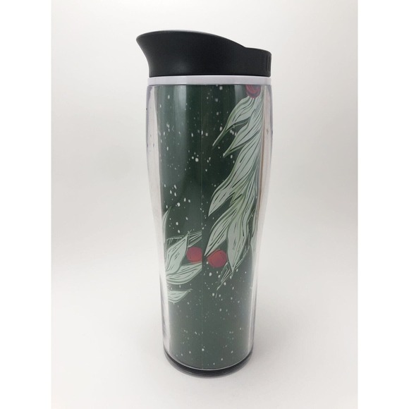Starbucks Christmas Travel Mug 2020 Holiday 16oz Coffee Tumbler Green Red Berry‎ - Picture 3 of 7